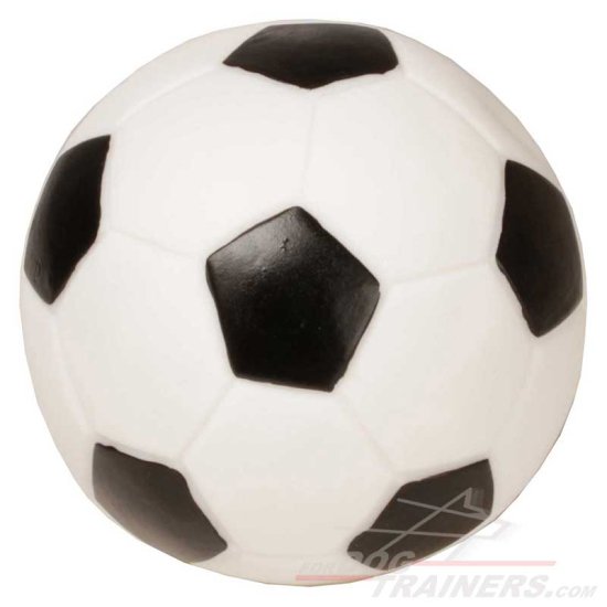 Soccer Style Rubber Dog Ball for Training and Having Fun