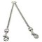 Chrome Plated Dog Leash Coupler for Walking 2 Dogs