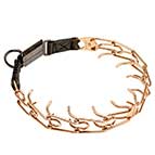 Curogan Dog Pinch Collar with 3.2 mm Links and Click Lock Buckle