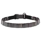 Matt Stainless Steel Neck Tech Dog Collar