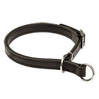 Dog Leather Choke Collar