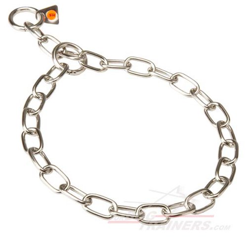 Stainless Steel Dog Fur Saver with 3 mm Links - Click Image to Close